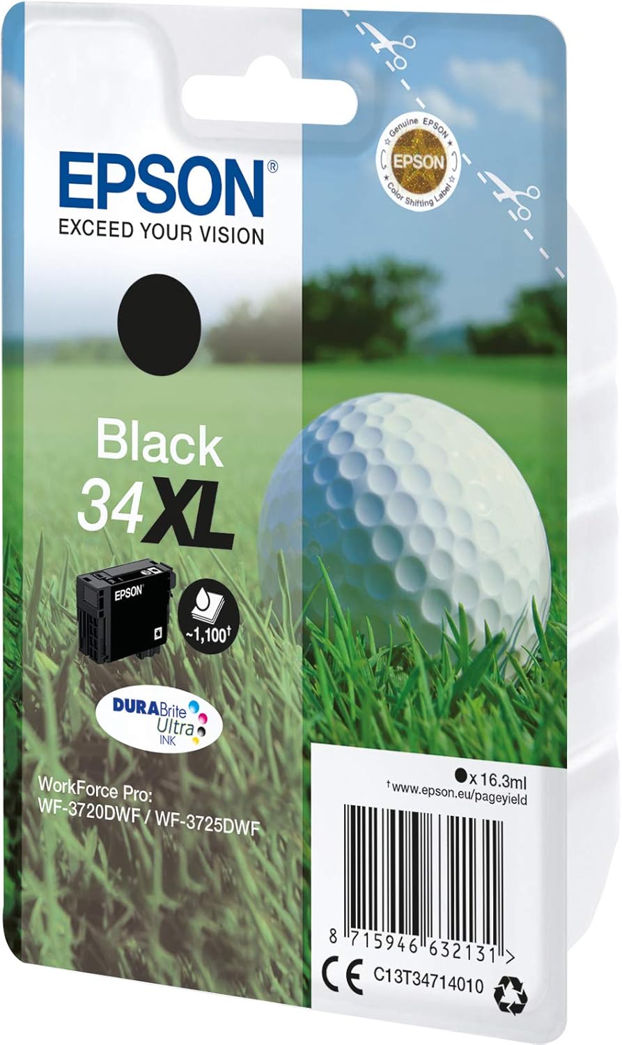 Tinteiro Epson 34XL XL Preto 16.3 ml - Imagem 2
