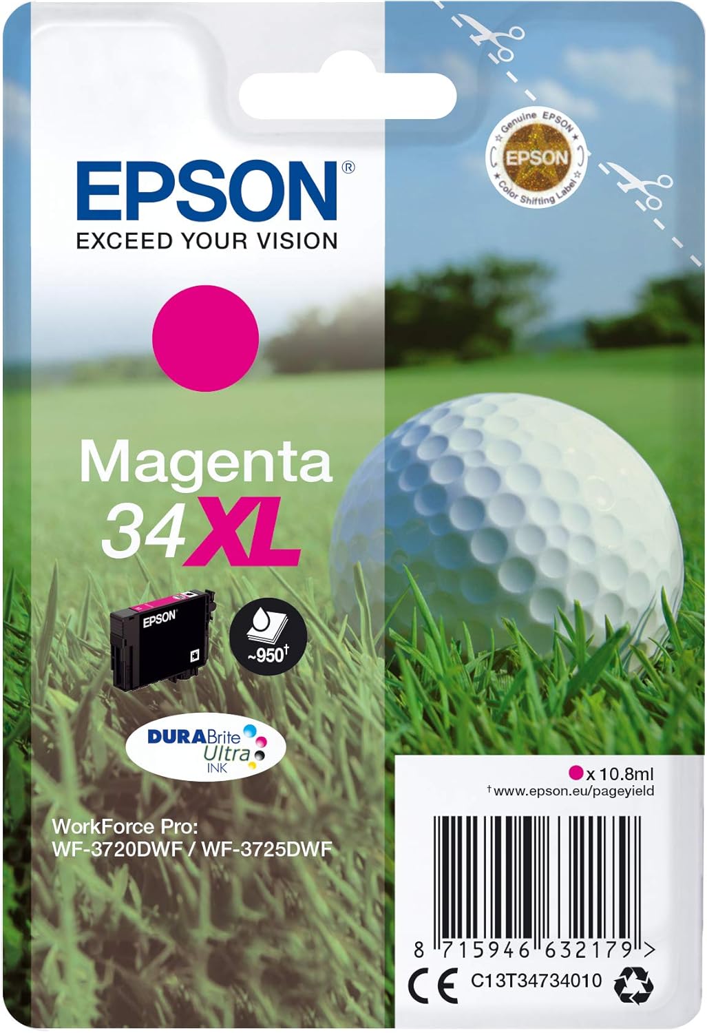 Tinteiro Epson 34XL Magenta Original - Imagem 3