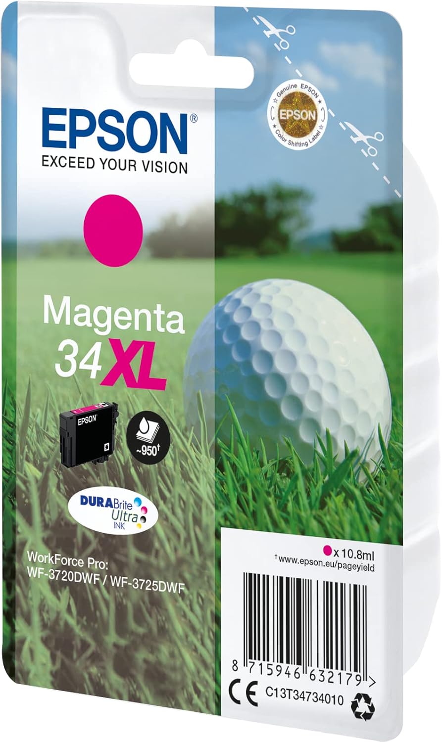 Tinteiro Epson 34XL Magenta Original - Imagem 2