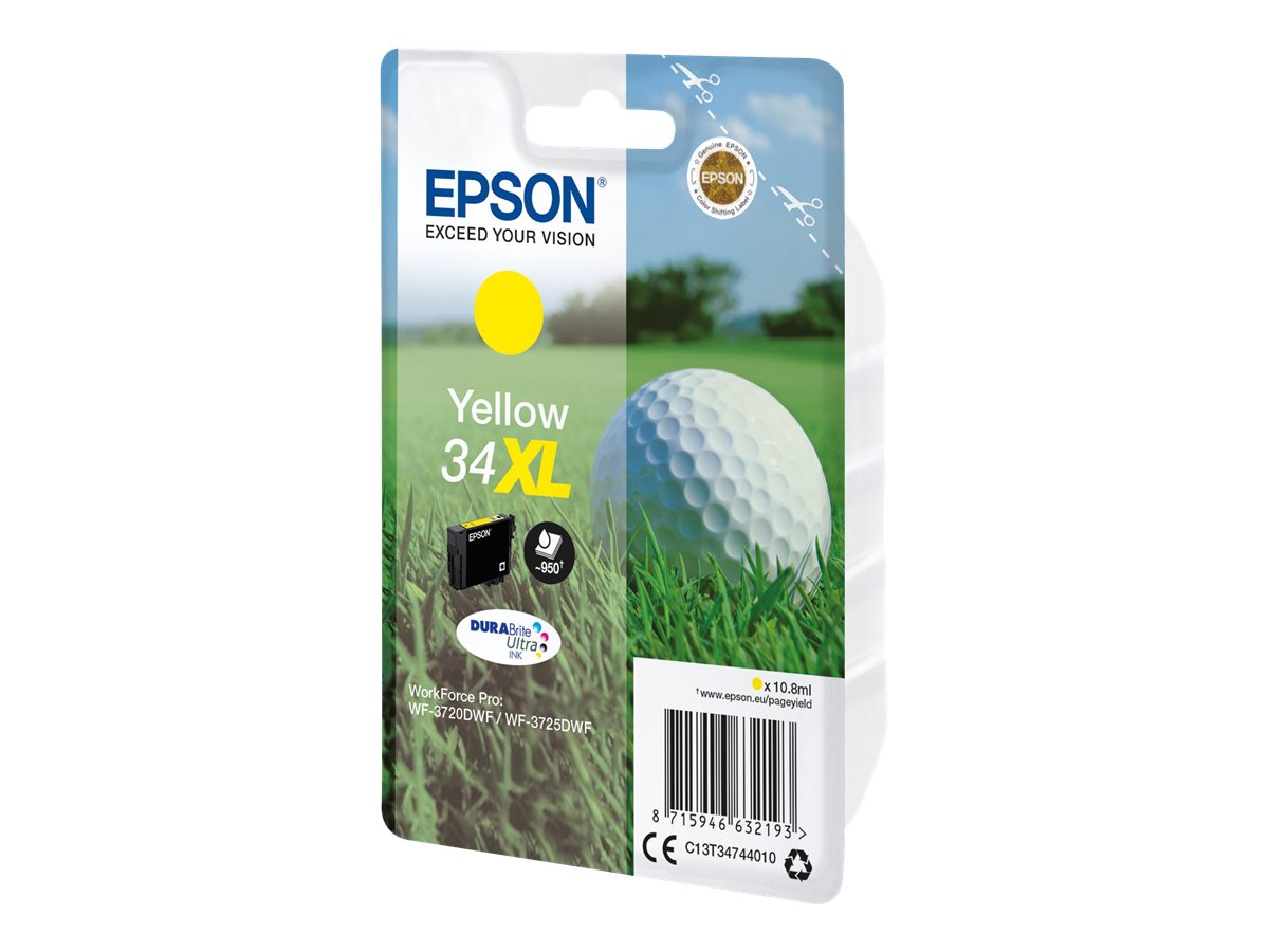 Tinteiro Epson 34XL Amarelo XL Original - Imagem 2