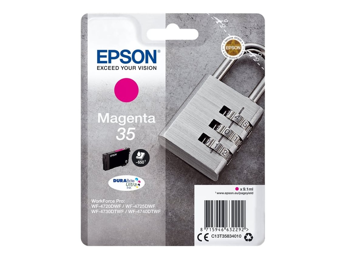 Tinteiro Epson 35 Magenta 9.1 ml Original - Imagem 2