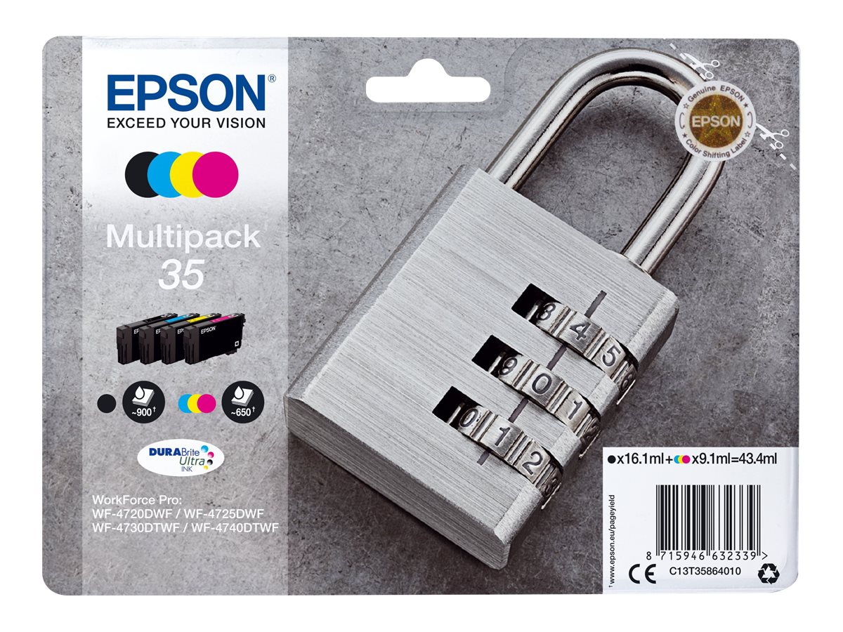 Tinteiro Epson 35 Multipack Original Cores - Imagem 3