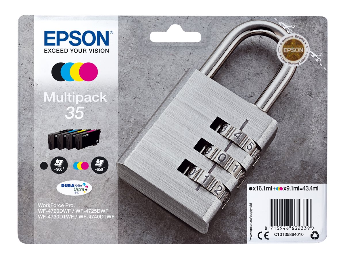 Tinteiro Epson 35 Multipack Original Cores