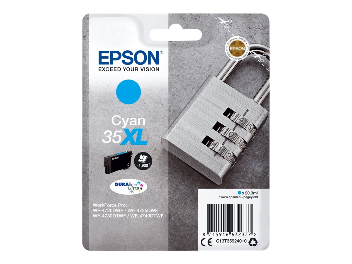 Tinteiro Epson 35XL Cyan XL
