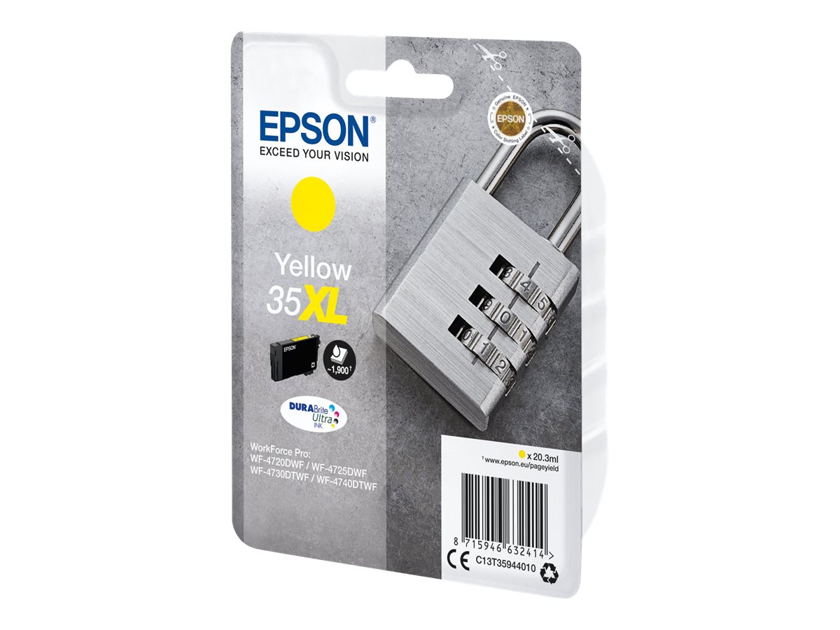 Tinteiro Epson 35XL Amarelo 20.3 ml Original - Imagem 2