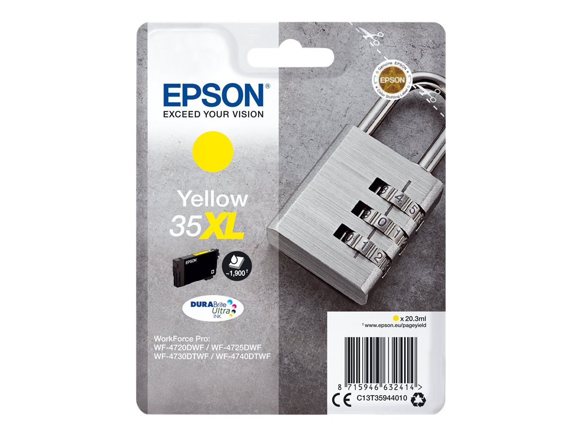 Tinteiro Epson 35XL Amarelo XL Original - Imagem 1