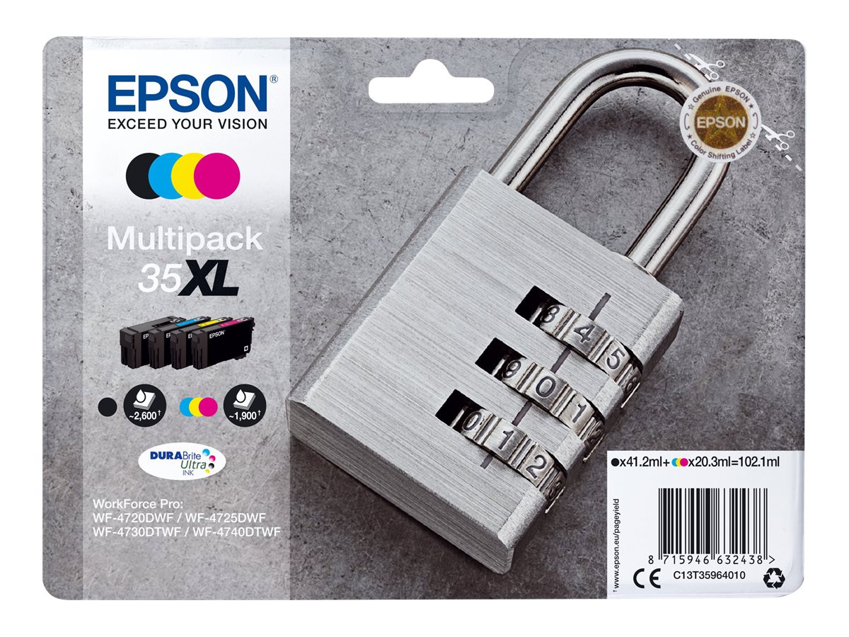 Tinteiros Epson 35XL Multipack 4 Cores XL - Imagem 1