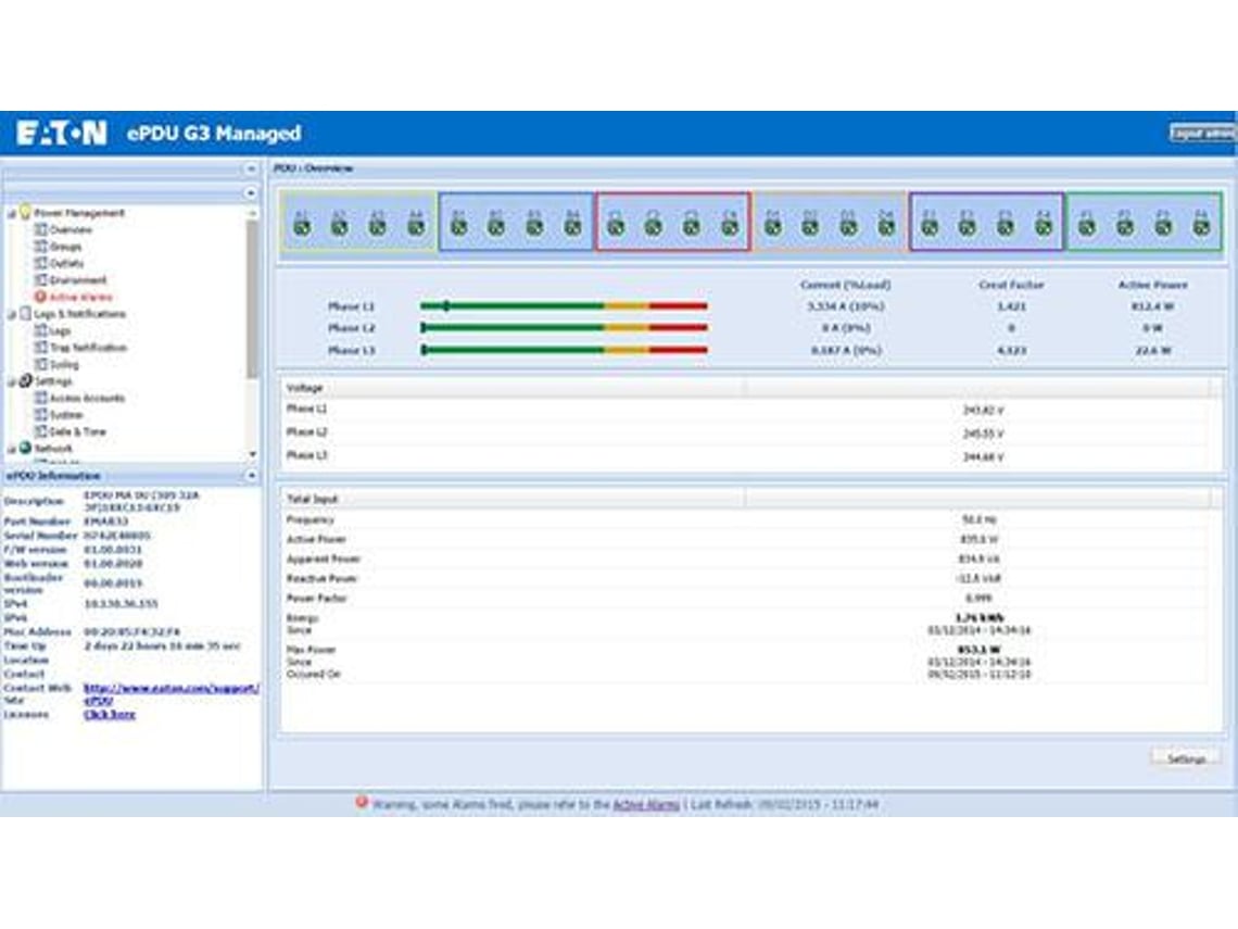 PDU Eaton G3 Managed 32A 16 Tomadas 2U - Imagem 3