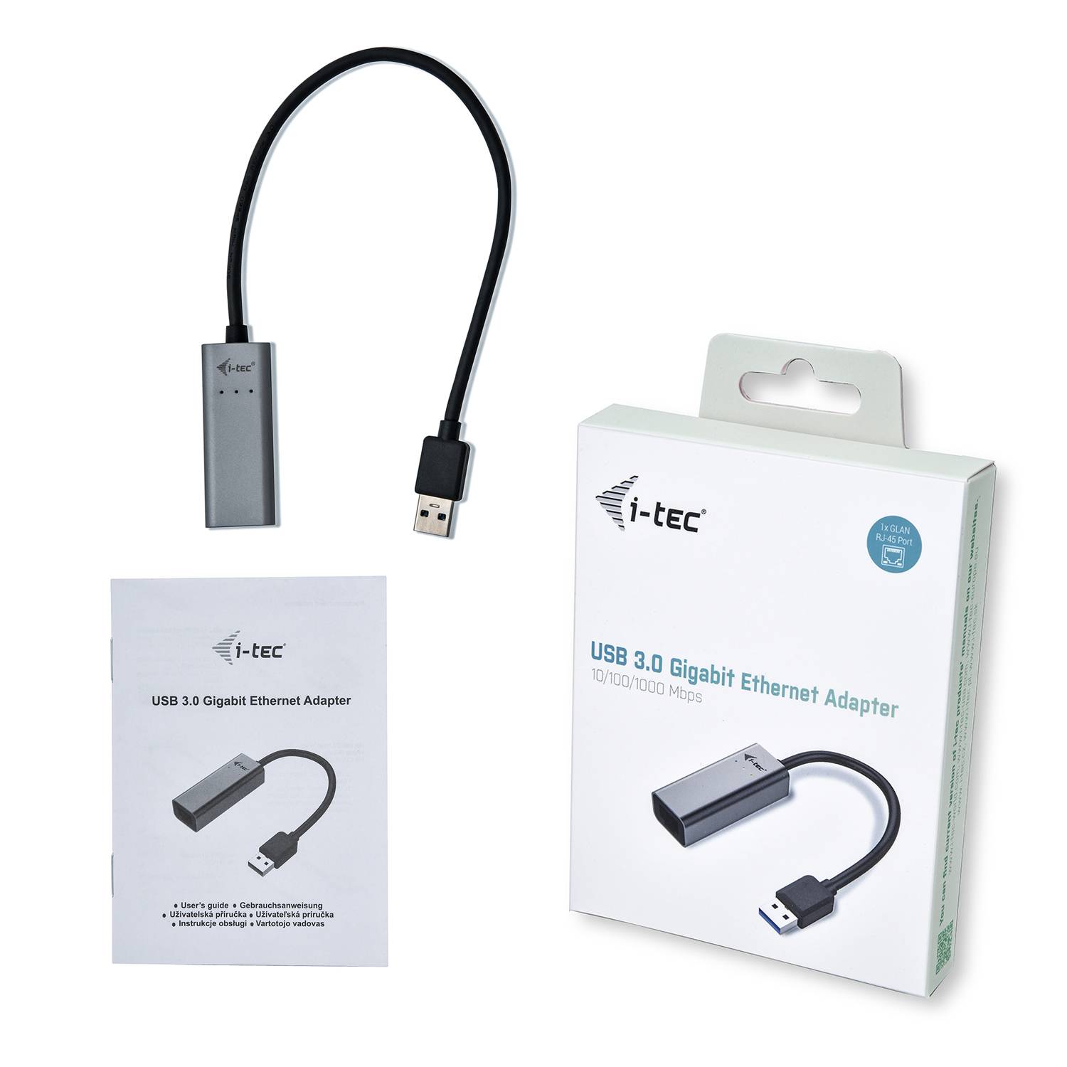 Adaptador de Rede i-Tec USB 3.0 Gigabit Metal Cinzento Espaço - Imagem 7