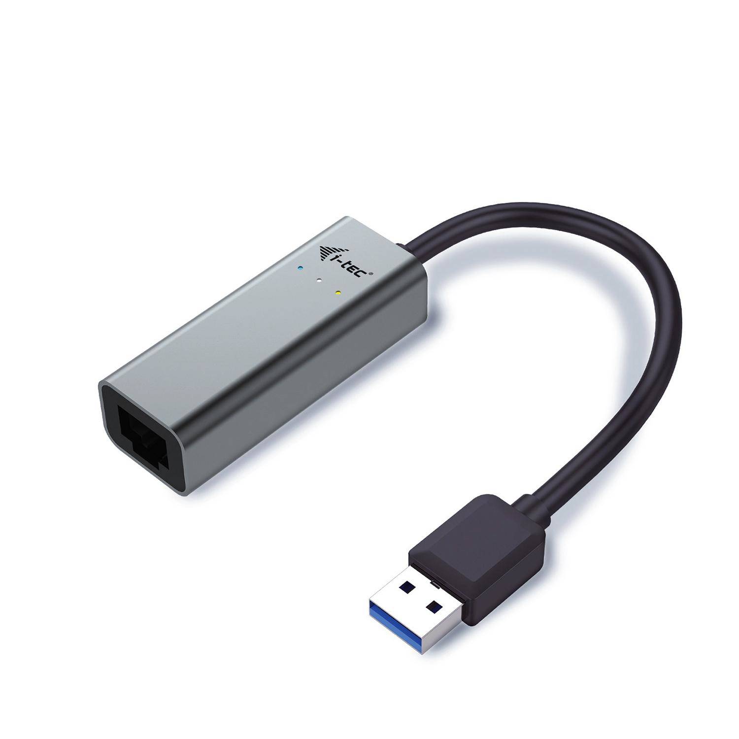 Adaptador de Rede i-Tec USB 3.0 Gigabit Metal Cinzento Espaço - Imagem 3
