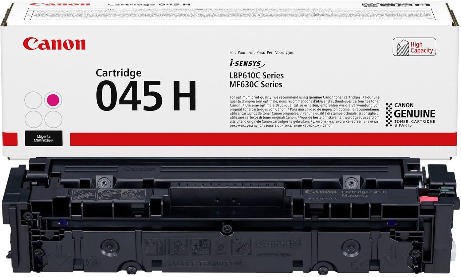 Toner Canon 045 H Magenta Alta Capacidade Original - Imagem 3