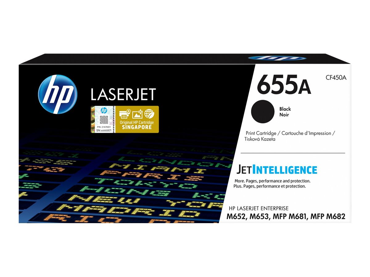 Toner HP 655A Preto Original (CF450A) - Imagem 1