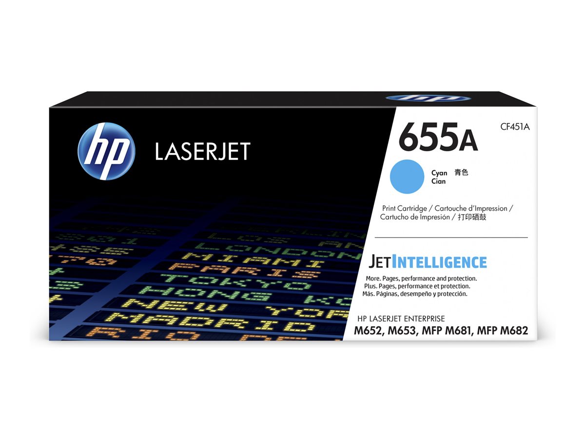 Cartucho Toner HP 655A Ciano Original - Imagem 2