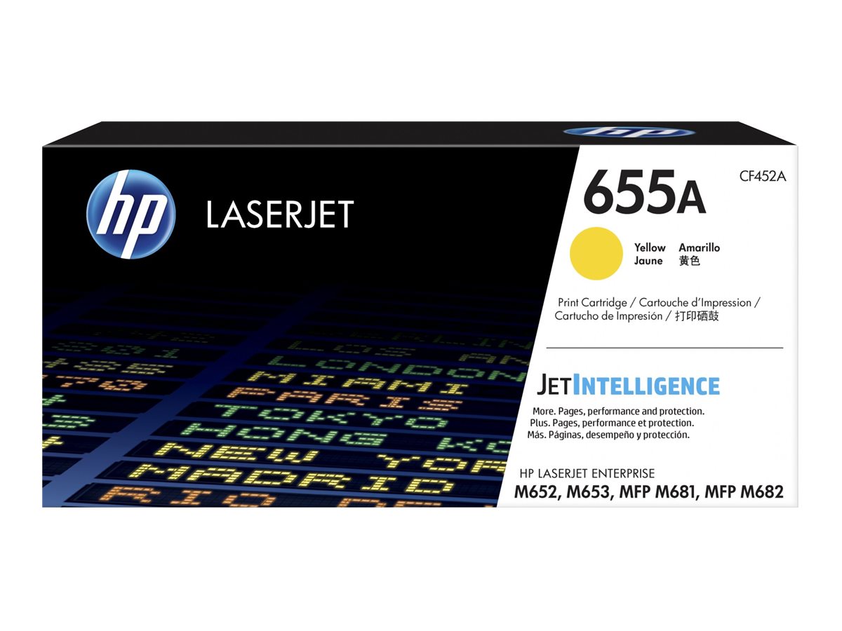 Cartucho de Toner HP LaserJet 655A Amarelo Original - Imagem 3