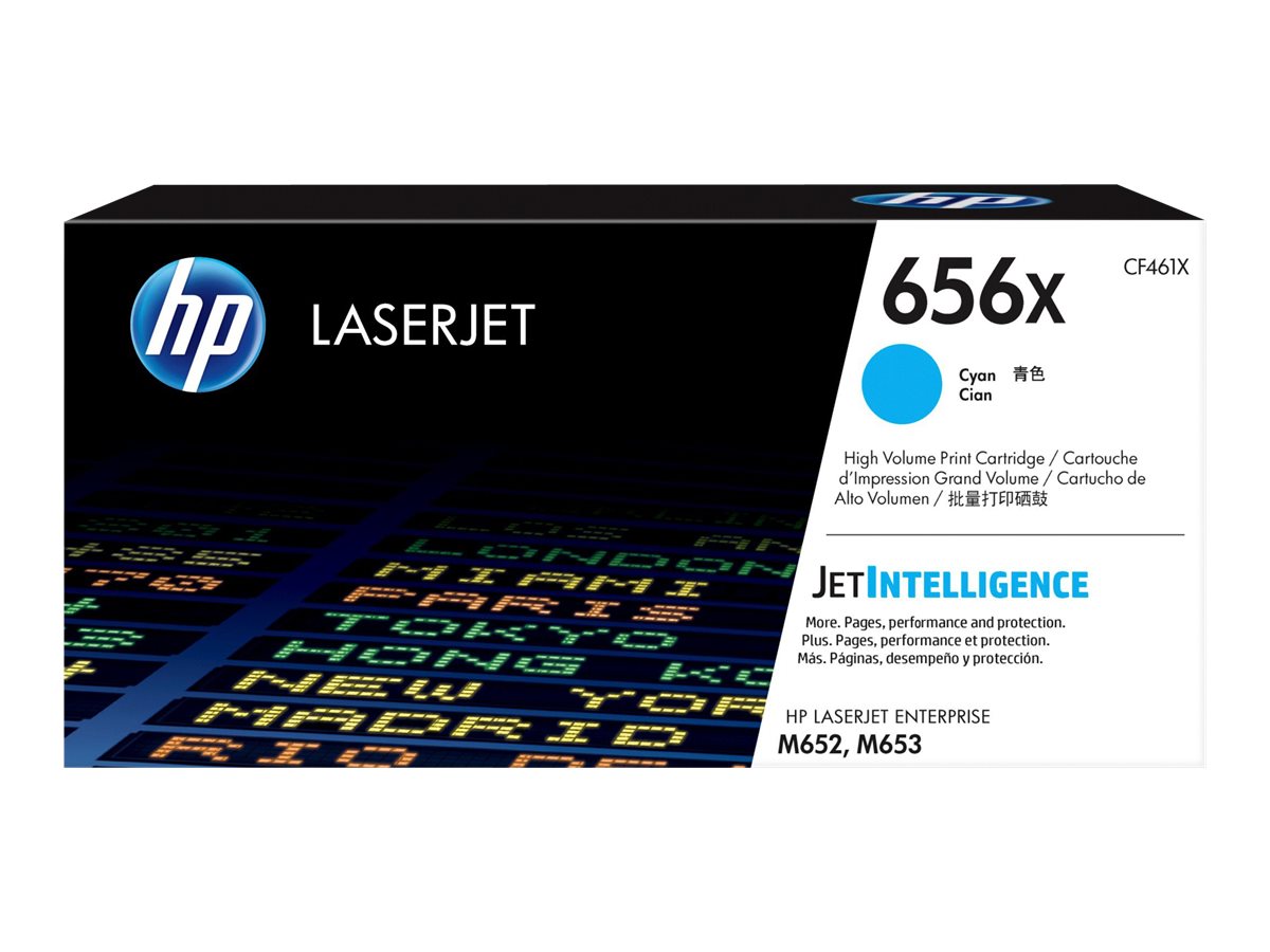 Cartucho Toner HP 656X Alto Rendimento Cyan Original