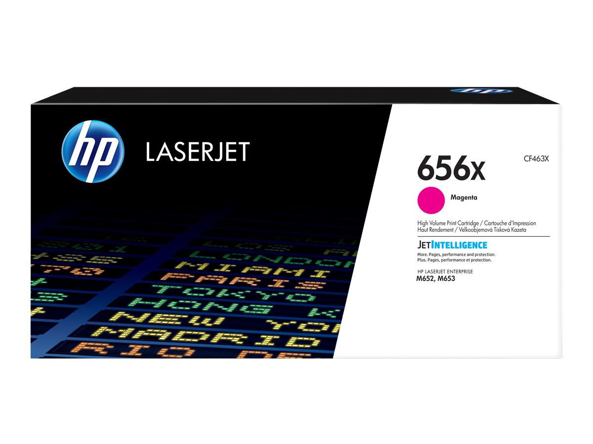 Cartucho de Toner HP 656X Alto Rendimento Magenta Original