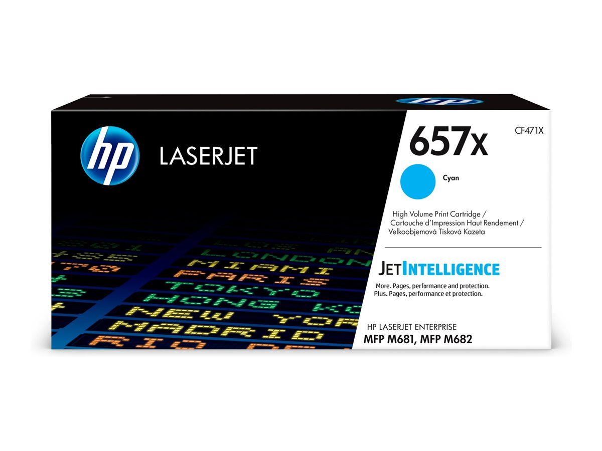 Cartucho de Toner HP 657X Cyan Alto Rendimento Original - Imagem 2