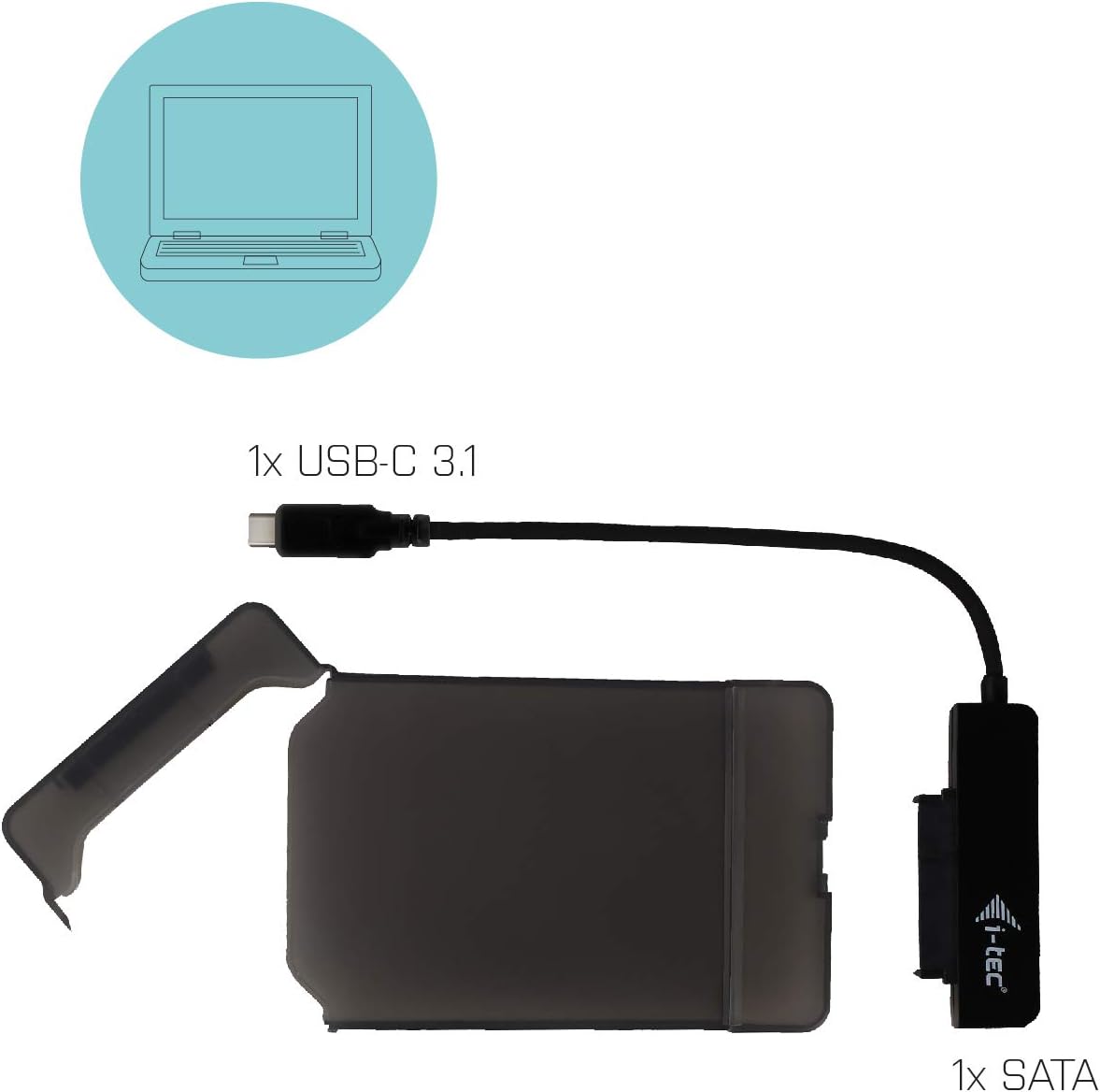 Caixa Externa i-Tec MySafe 2.5" Thunderbolt 3 e USB - Imagem 6