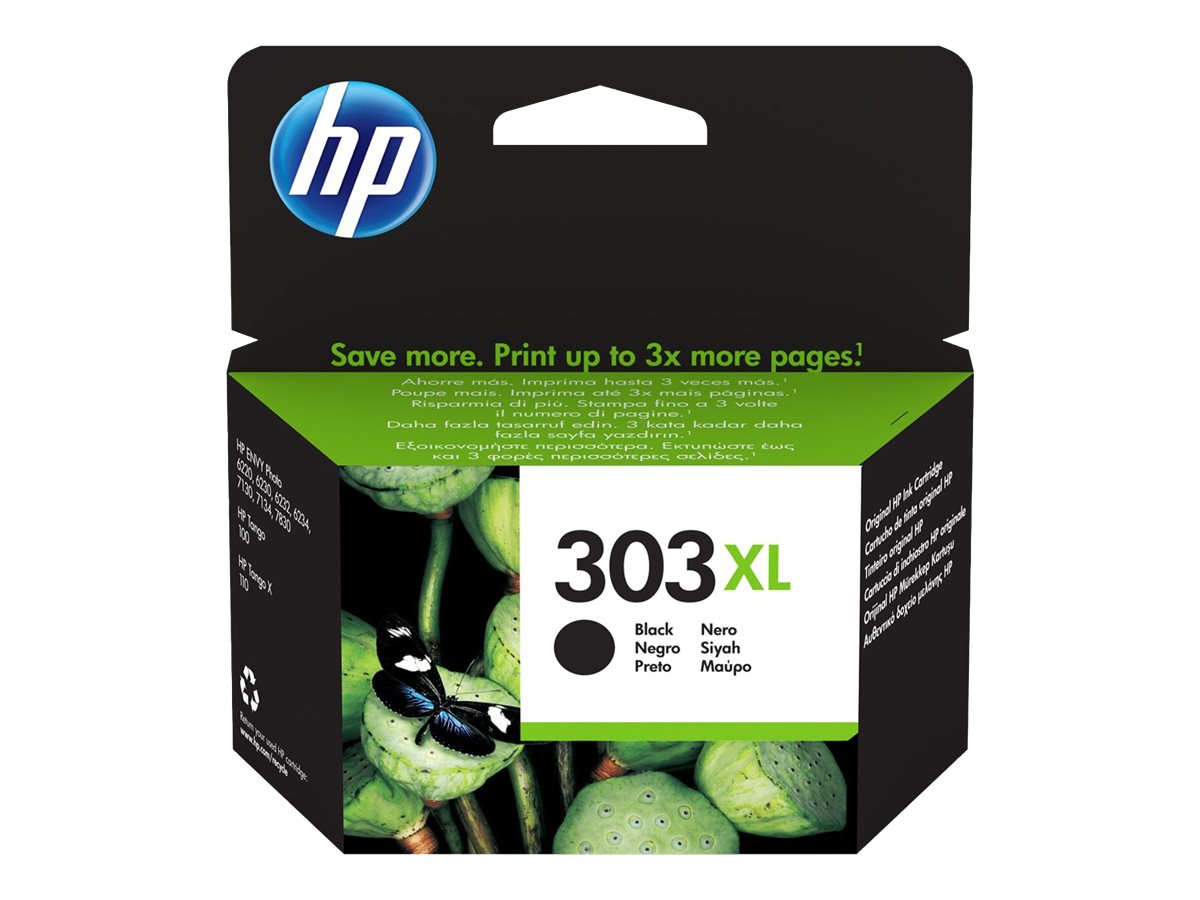 Tinteiro HP 303XL Preto Alto Rendimento Original - Imagem 1