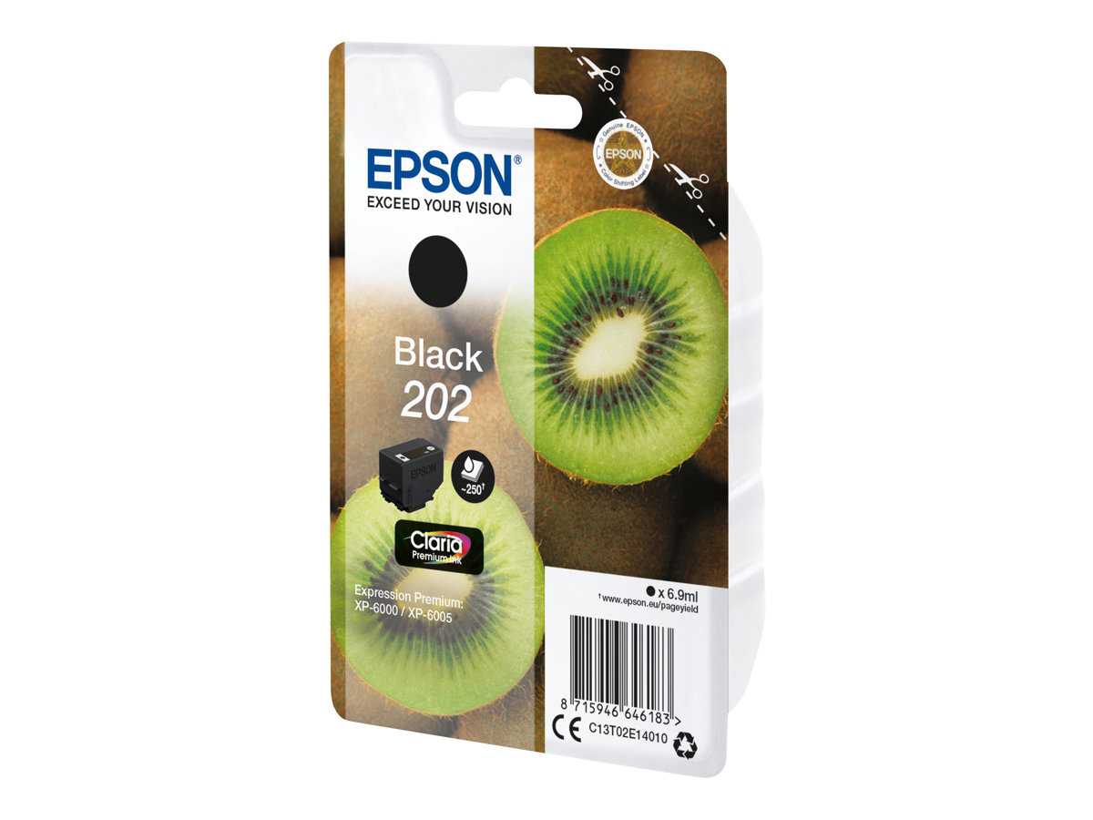 Tinteiro Epson 202 Preto Original 6.9 ml