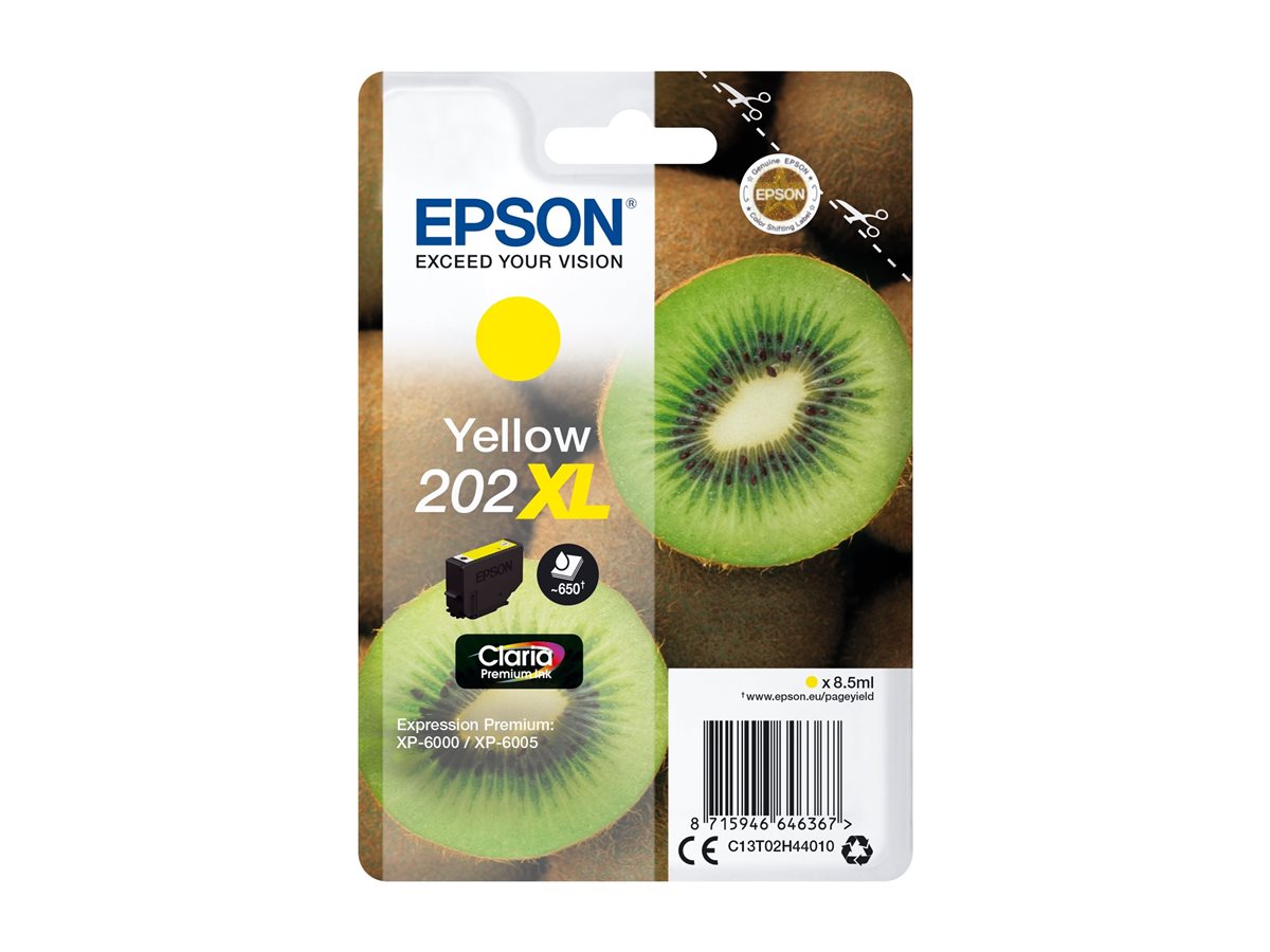 Tinteiro Epson 202XL Amarelo XL 8.5ml Original - Imagem 2