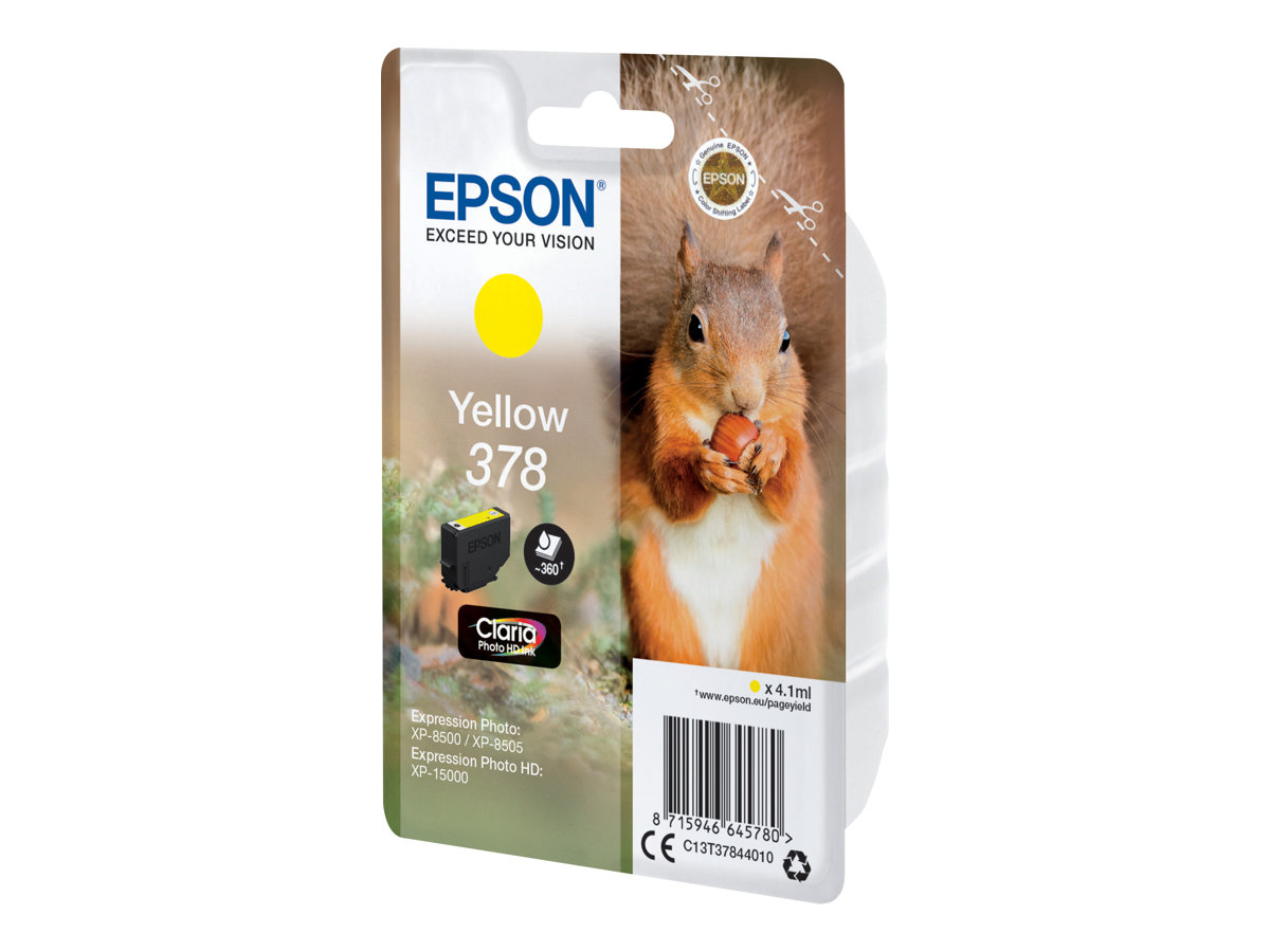 Tinteiro Epson 378 Amarelo Original - Imagem 2