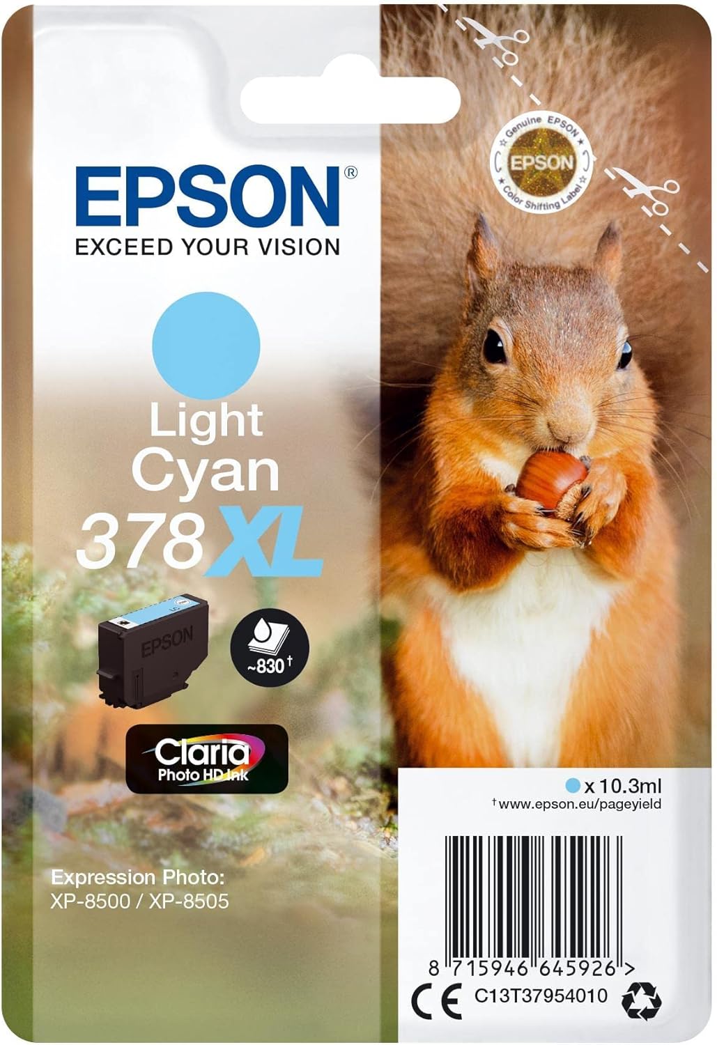 Tinteiro Epson XL Ciano Claro 10.3ml Original - Imagem 4