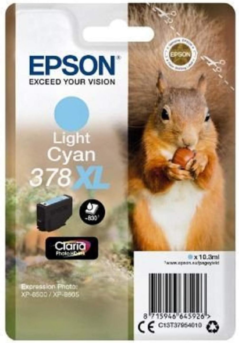 Tinteiro Epson XL Ciano Claro 10.3ml Original - Imagem 1