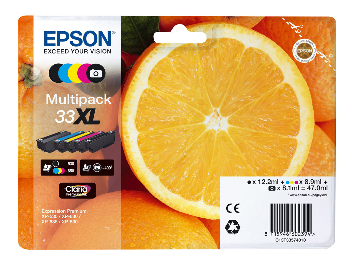 Tinteiro Epson 33XL Multipack 5 Cores - Imagem 2
