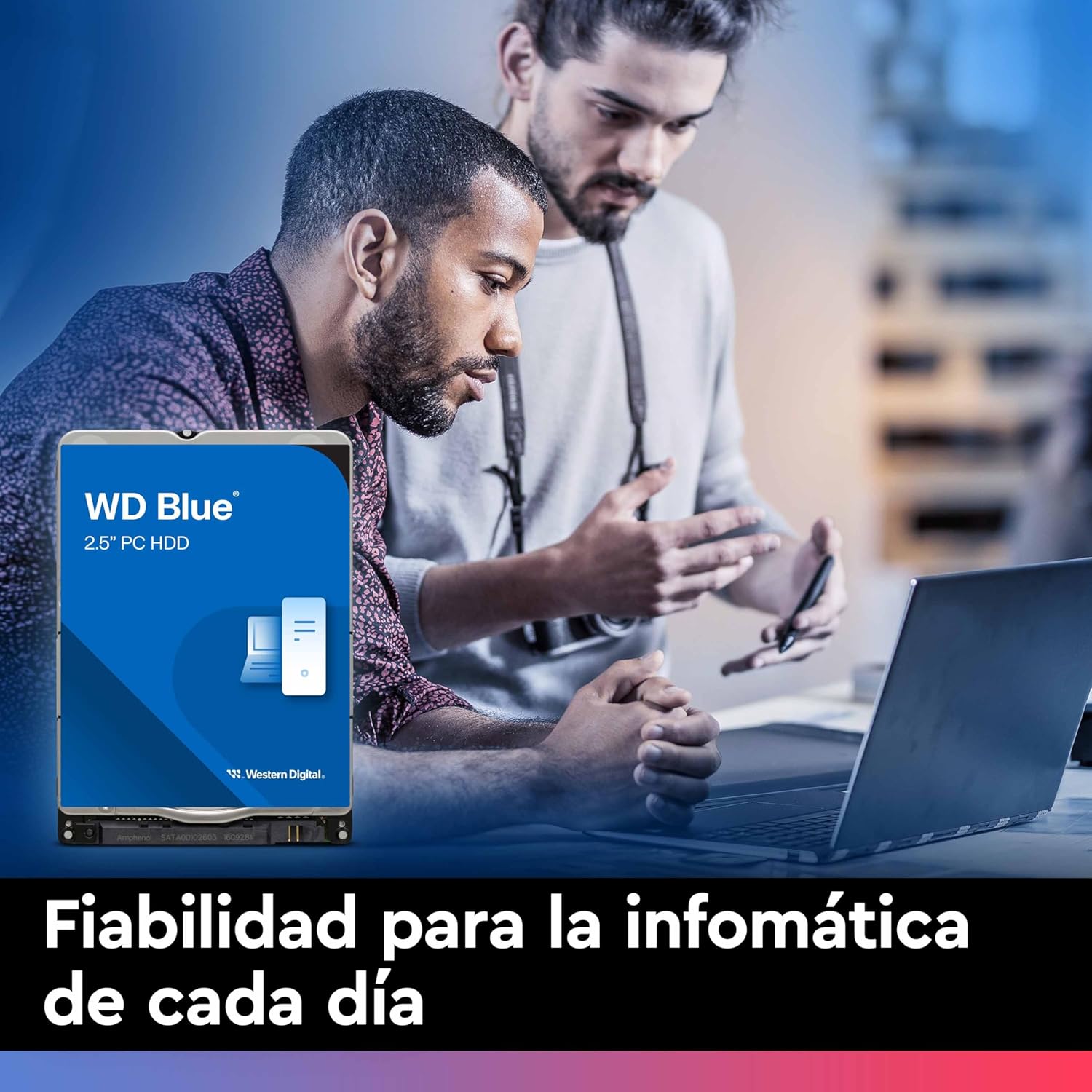 Disco Rígido WD Blue WD10SPZX 1 TB 2.5" - Imagem 2