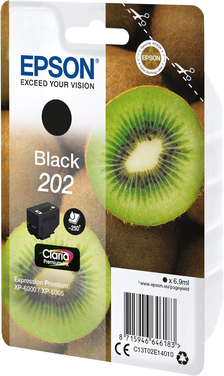Tinteiro Epson 202 Preto 6.9ml Original - Imagem 2