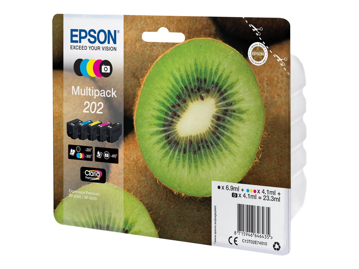 Tinteiros Epson 202 Pack 5 Cores Original