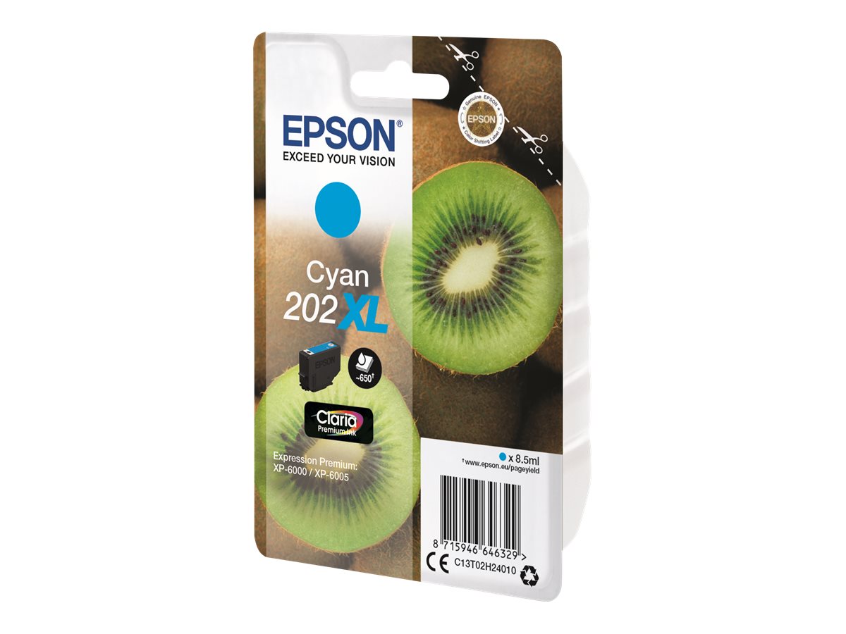 Tinteiro Epson 202XL Ciano XL Original - Imagem 2