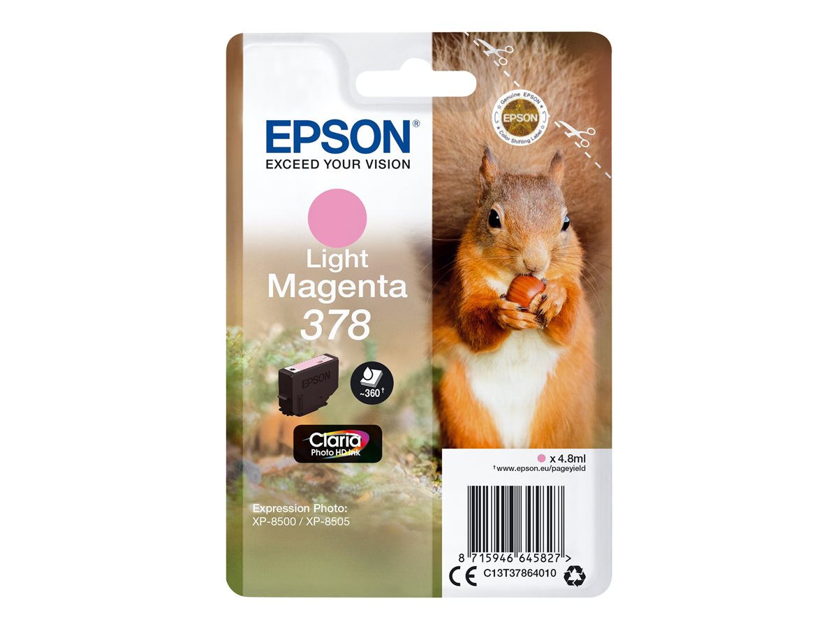 Tinteiro Epson 378 Magenta Claro 4.8 ml Original - Imagem 2