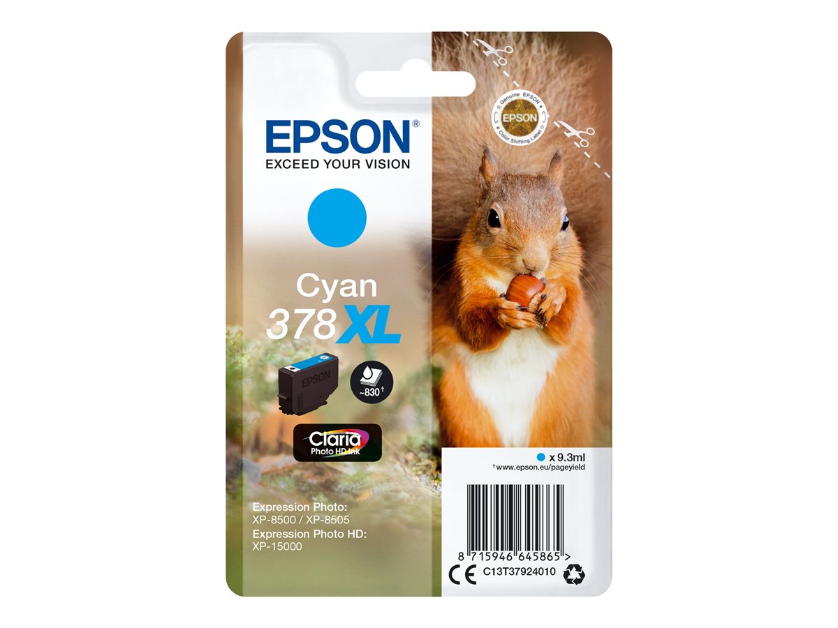 Tinteiro Epson 378XL Cyan XL - Imagem 3