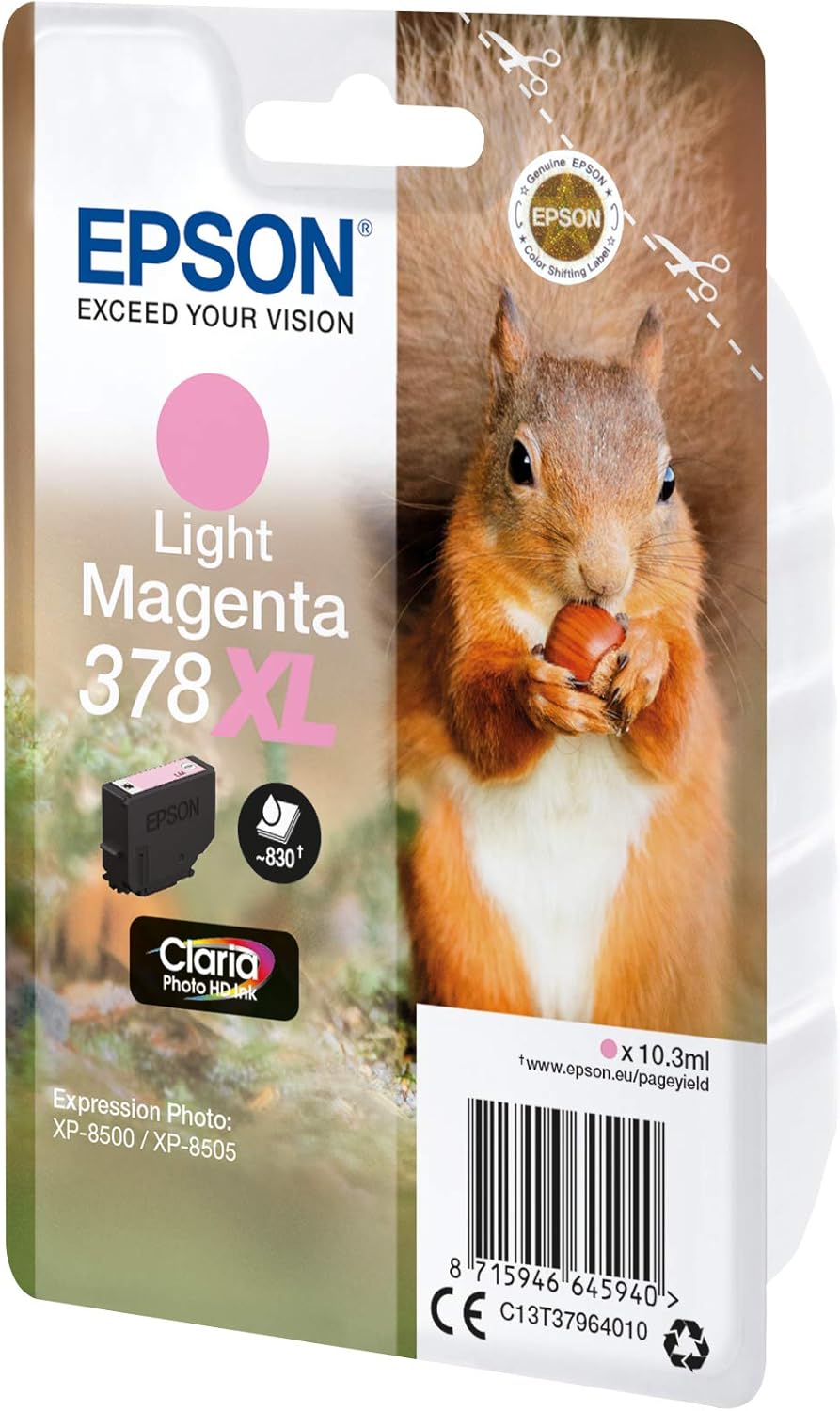 Tinteiro Epson 378XL Magenta Claro XL - Imagem 2
