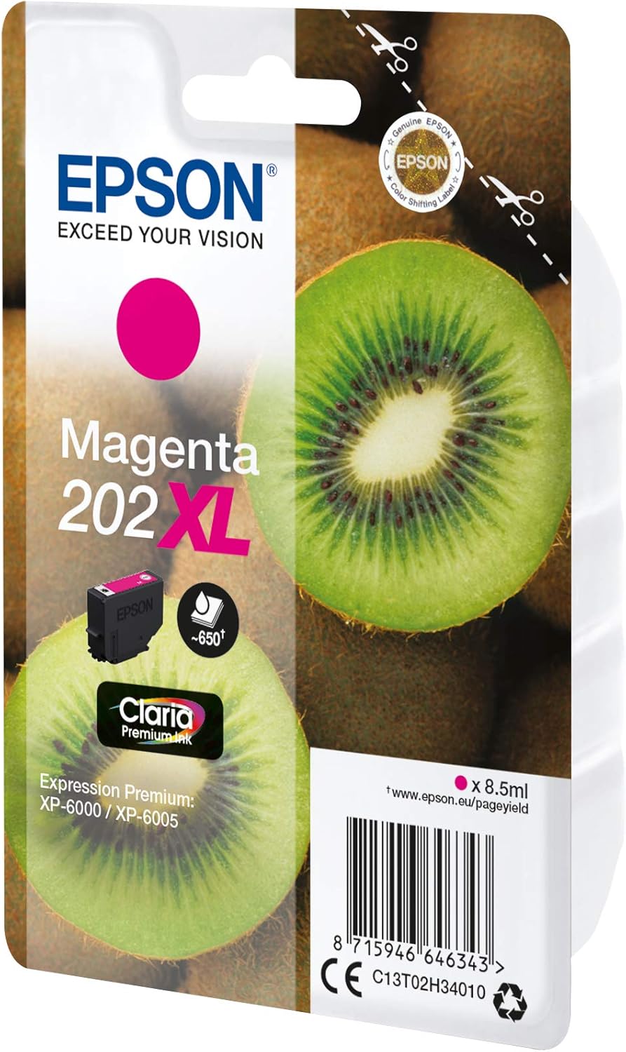Tinteiro Epson 202XL XL Magenta 8.5ml Original - Imagem 2