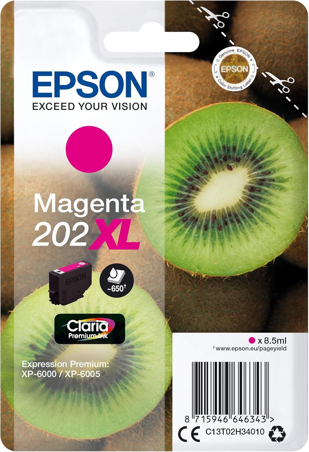Tinteiro Epson 202XL XL Magenta 8.5ml Original - Imagem 1
