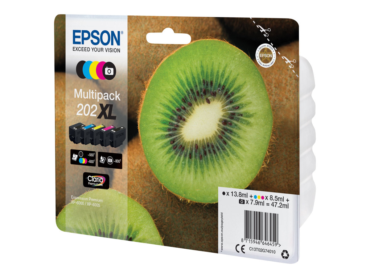 Tinteiro Multipack Epson 202XL XL Original 5 Cores - Imagem 2