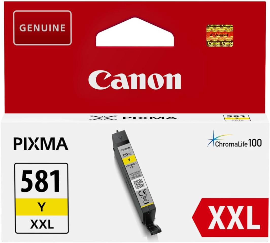 Tinteiro Canon CLI-581Y Amarelo XXL Original