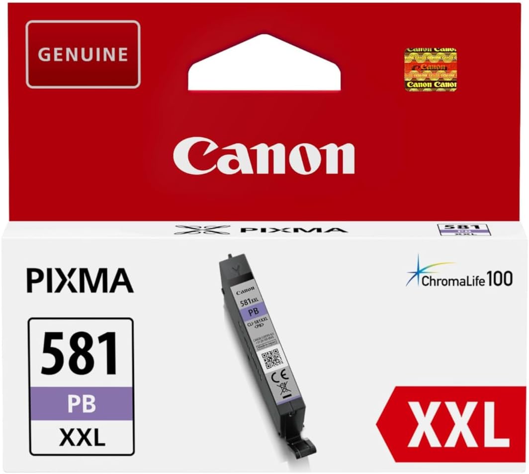 Tinteiro CANON CLI-581XXL Photo Blue Capacidade Extra Grande - Imagem 1