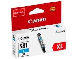 Tinteiro Canon CLI-581C Azul Cyan XL - Imagem 2