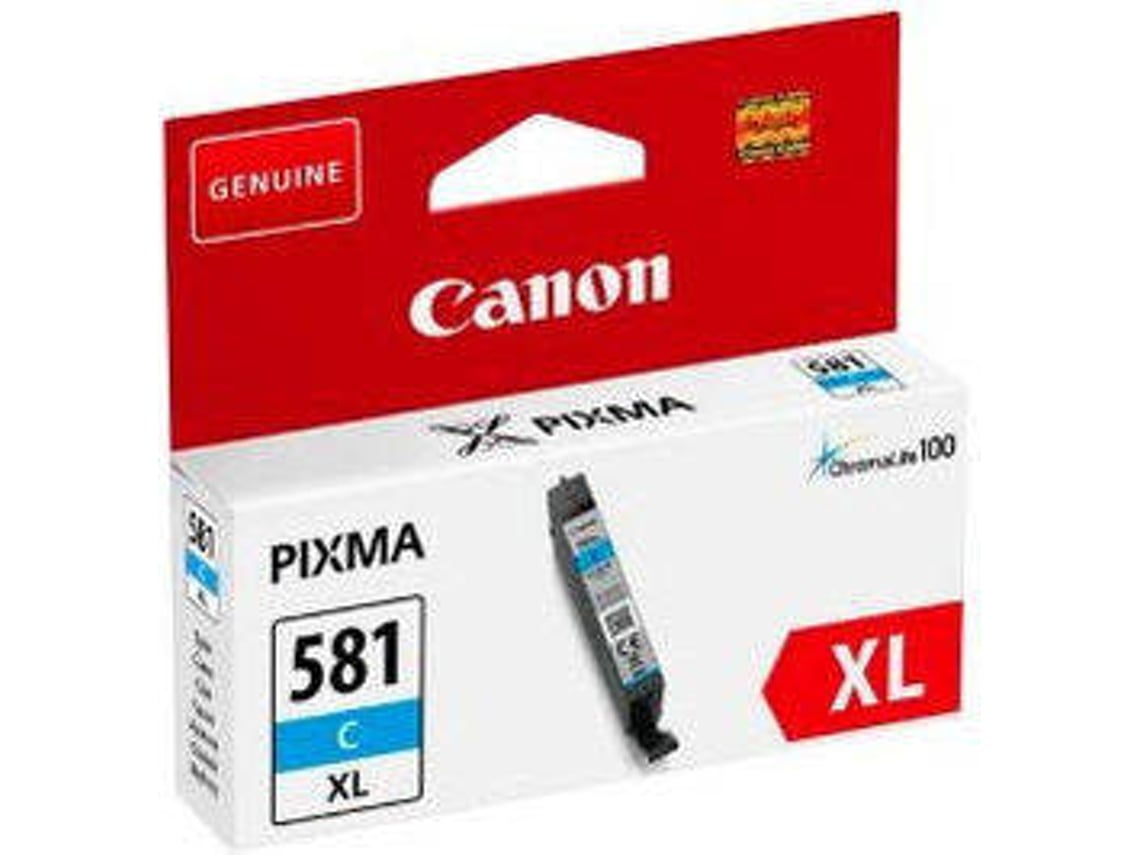 Tinteiro Canon CLI-581C Azul Cyan XL
