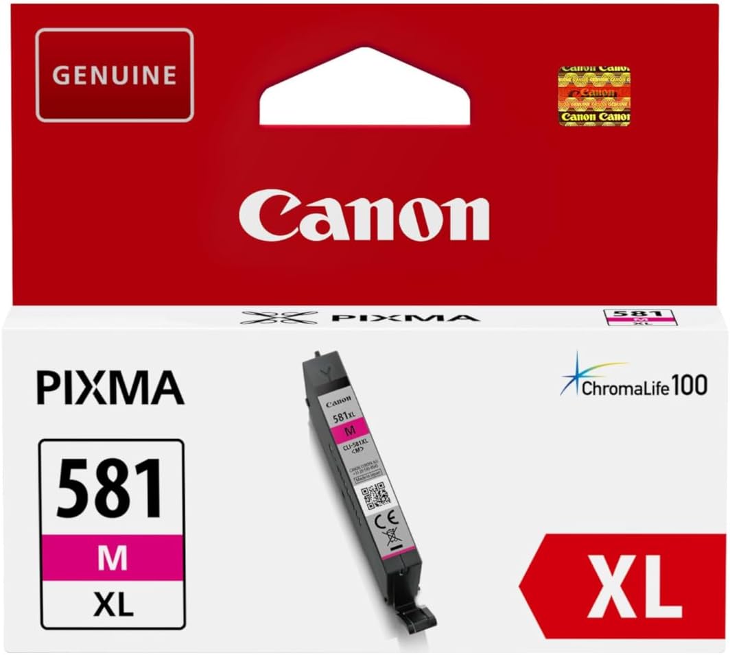 Cartucho Tinta Canon CLI-581M XL Magenta