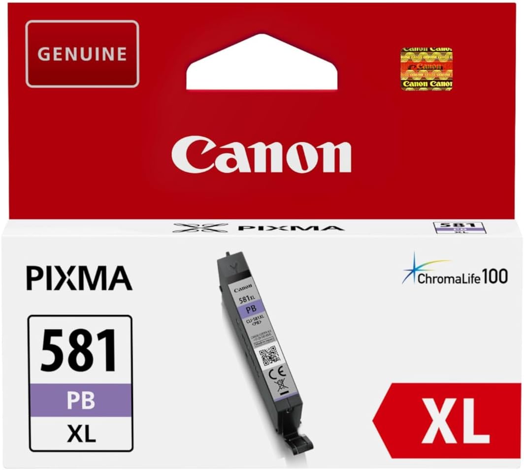Cartucho de Tinta Canon CLI-581XL Photo Blue Alta Capacidade
