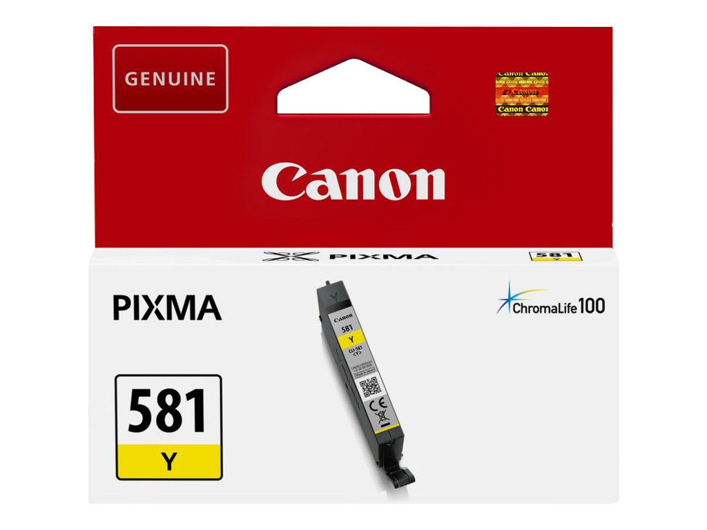Tinteiro Canon CLI-581Y Amarelo 5,6ml - Imagem 2