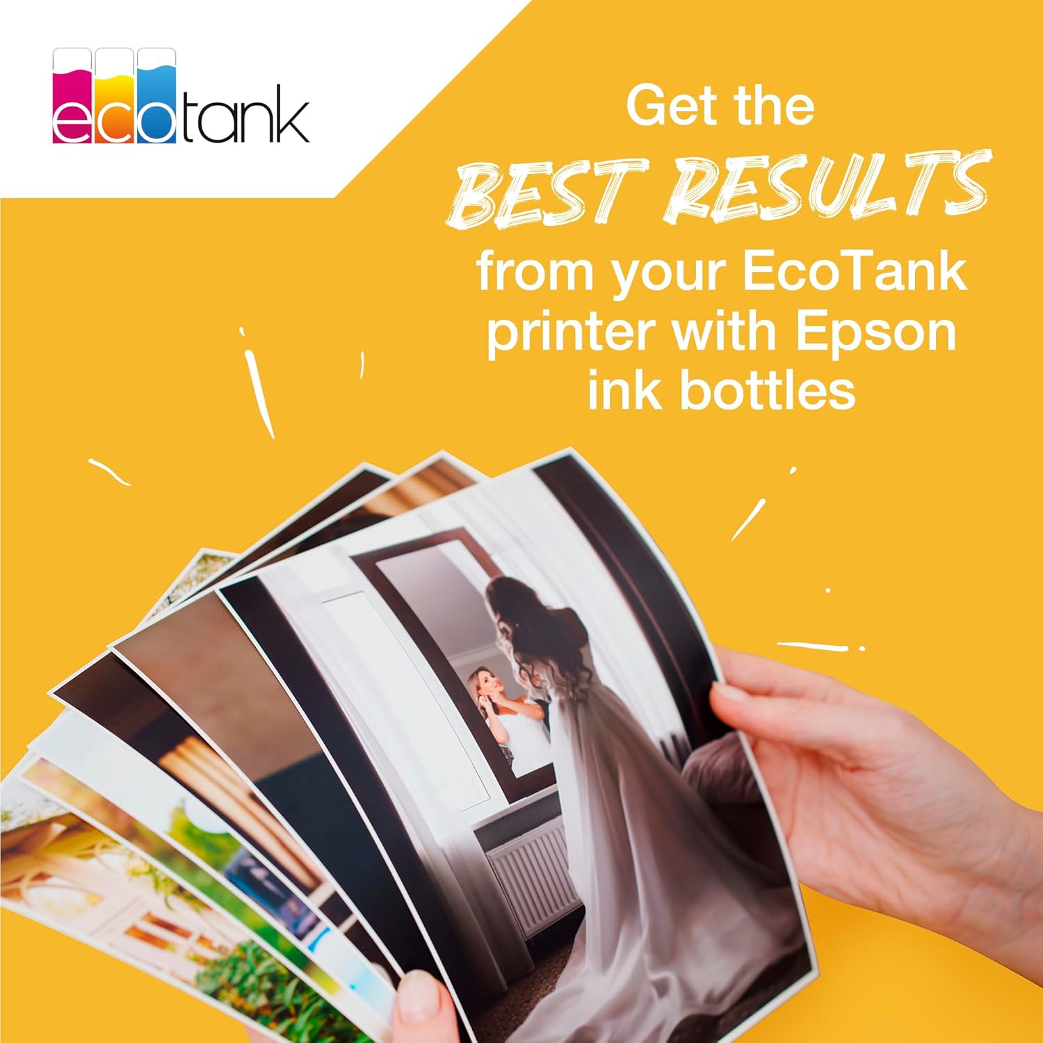Tinta EcoTank Epson 102 Amarelo 70ml Original - Imagem 3