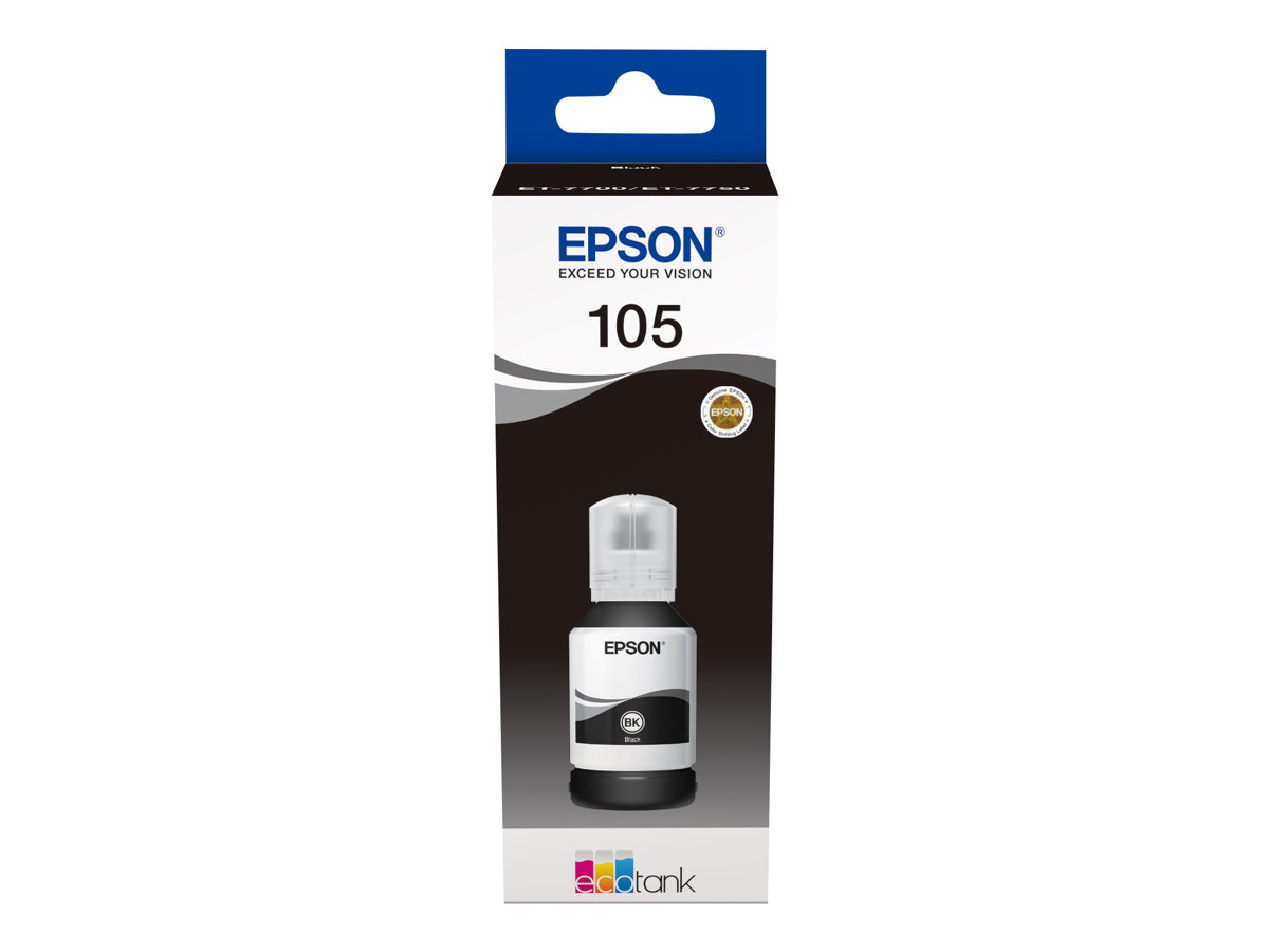 Garrafa de Tinta Epson 105 Preto 140 ml Original - Imagem 2