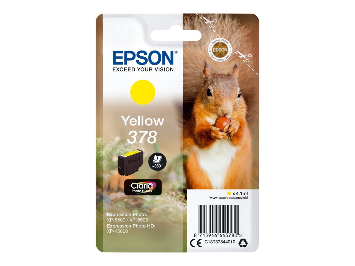 Tinteiro Epson 378 Amarelo 4.1 ml Original - Imagem 1