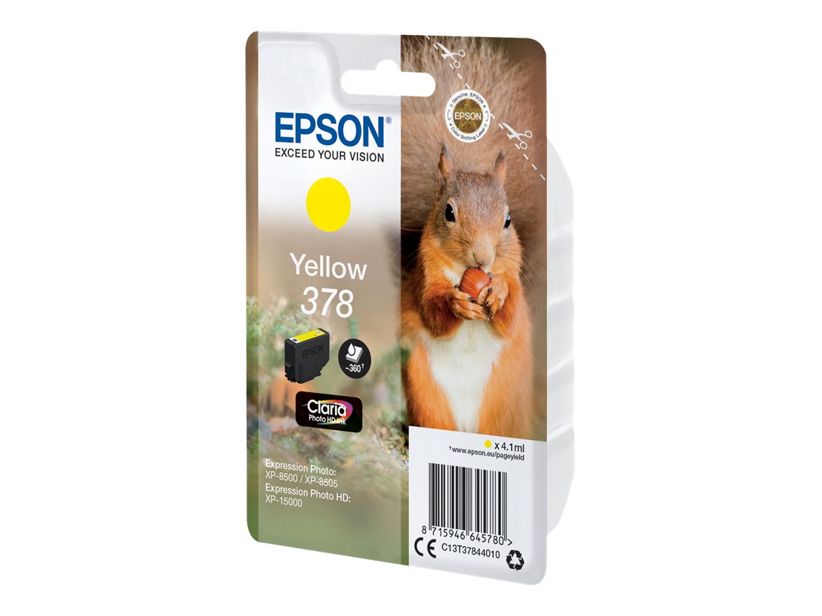 Tinteiro Epson 378 Amarelo 4.1 ml Original - Imagem 2